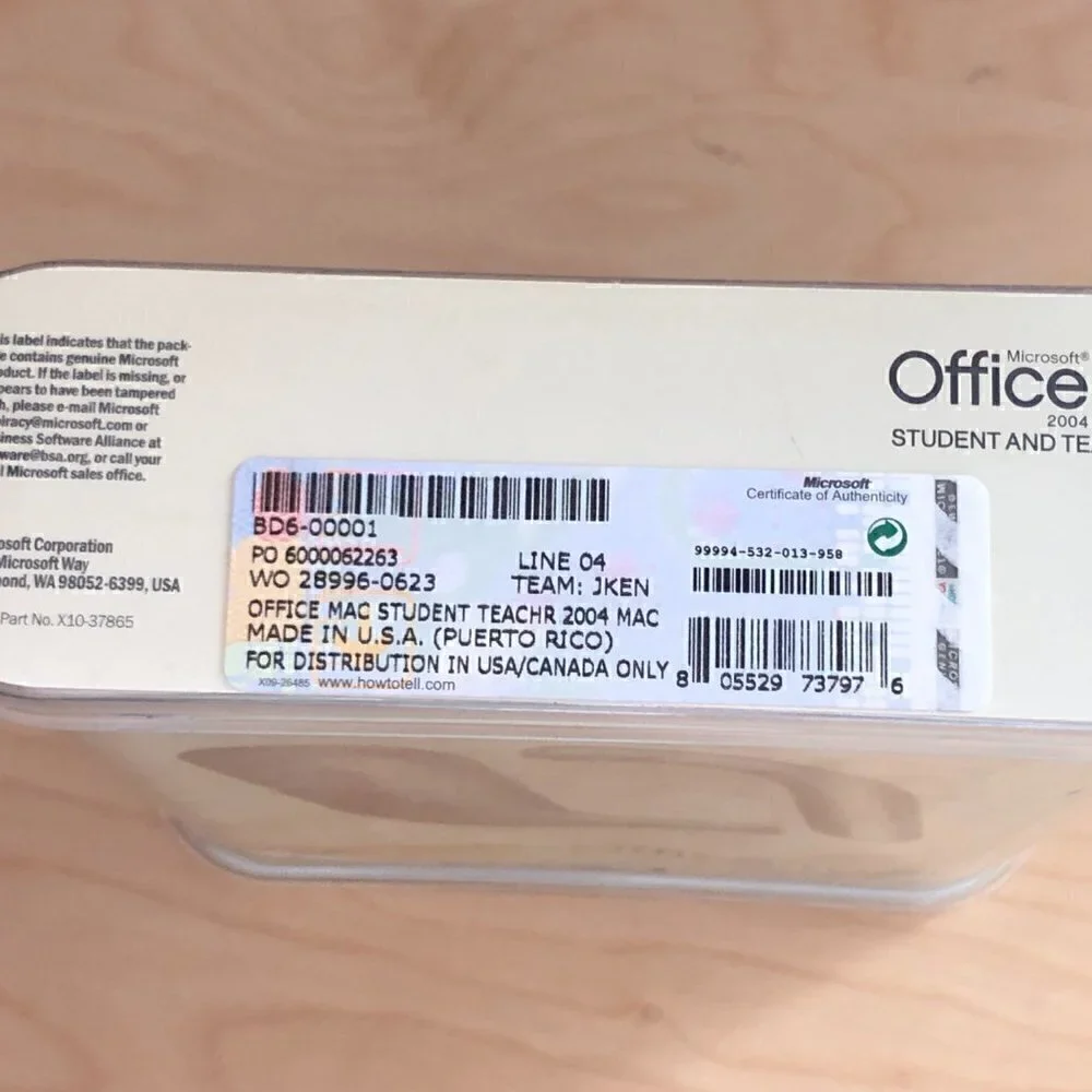 MICROSOFT OFFICE MAC Student & Teacher Edition Software